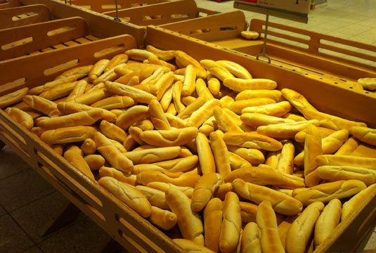 Цена на хлебные изделия в Чехии