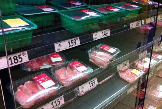 Цены на мясо в Чехии