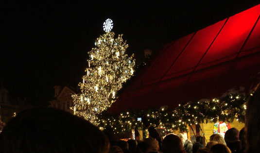 1 декабря в Праге зажгут Новогоднюю елку