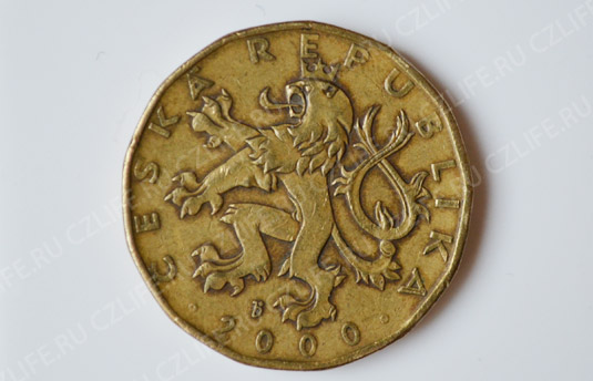 20 чешсских крон  - юбилейная монета