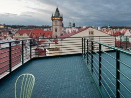 Отель с террасой в Праге - Leon D’Oro